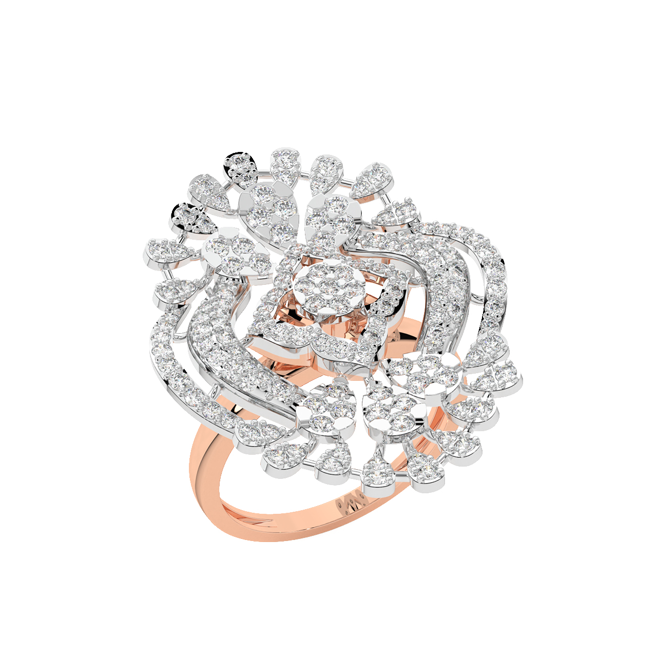 Diantha Round Diamond Engagement Ring